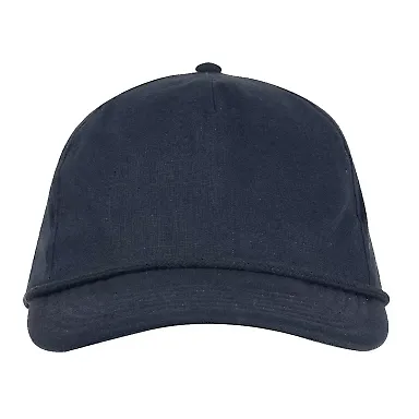 econscious EC7103 Hemp Hero 5-Panel Cap in Graphite front view