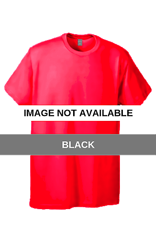 69000 Delta Apparel Adult Short Sleeve 6.0 oz. Tee Black front view