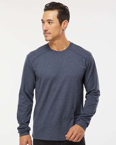 Kastlfel 2016 Unisex RecycledSoft™ Long Sleeve T in Midnight blue front view
