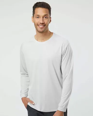 Paragon 210 Long Islander Performance Long Sleeve in Aluminum front view