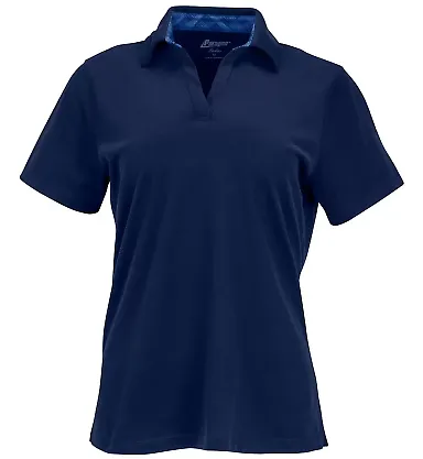 Paragon 151 Women's Memphis Sueded Polo in Navy front view