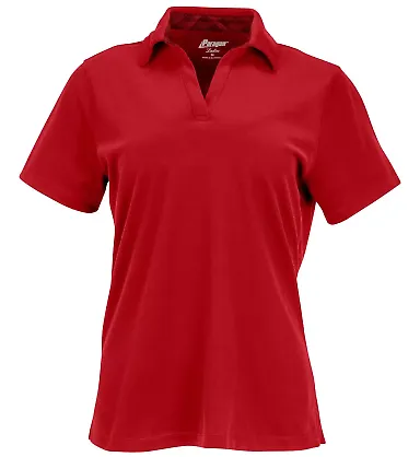 Paragon 151 Women's Memphis Sueded Polo in Red front view