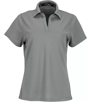 Paragon 151 Women's Memphis Sueded Polo in Steel front view
