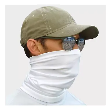 Paragon 290 Sun Neck Gaiter in White front view