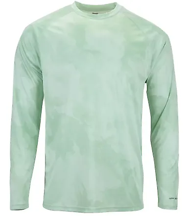 Paragon 228 Cabo Camo Performance Long Sleeve T-Sh in Mint green front view