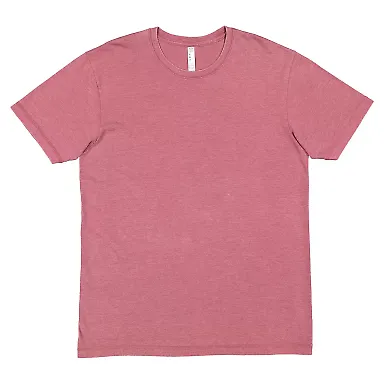 LA T 6902 Adult Vintage Wash T-Shirt in Washed rouge front view