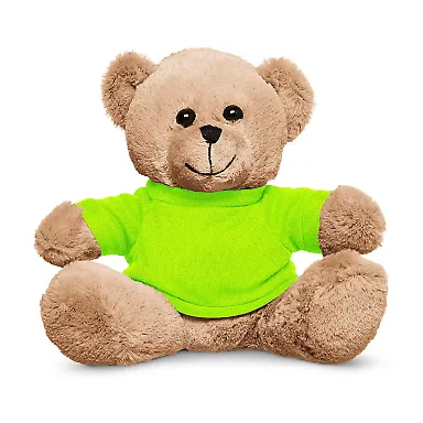Promo Goods  TY6020 7 Plush Bear With T-Shirt in Lime green front view