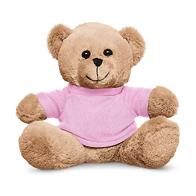 Promo Goods TY6020 7 Plush Bear With T-Shirt in Pink front view