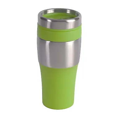 Promo Goods  MG410 16oz Silver Streak Tumbler in Lime green front view