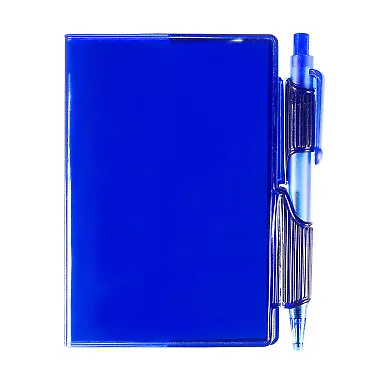 Promo Goods  PL-1721 Clear-View Jotter With Pen in Translucent blue front view