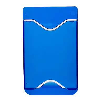 Promo Goods  PL-1265 Promo Mobile Device Card Cadd in Translucent blue front view