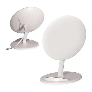 Promo Goods  PL-3535 Wireless Phone Charger and St in White front view