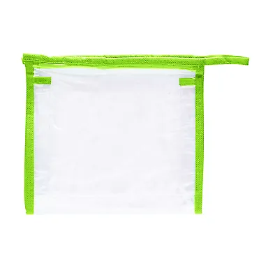 Promo Goods  LT305 PVC Travel Amenities Case in Lime green front view