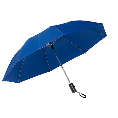 Promo Goods OD201 Auto-Open Folding Umbrella in Reflex blue front view