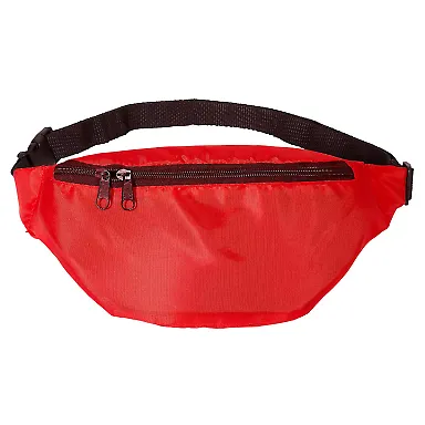 Promo Goods  TR102PL Budget Waist Pack in Red front view