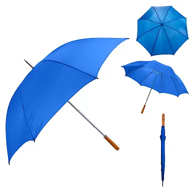 Promo Goods OD205 Jumbo Golf Umbrella 60 in Reflex blue front view