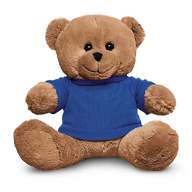 Promo Goods  TY6027 8.5 Plush Bear With T-Shirt in Reflex blue front view
