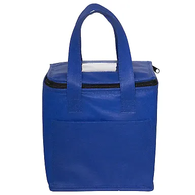 Promo Goods  LB123 Non-Woven Cubic Lunch Bag With  in Reflex blue front view