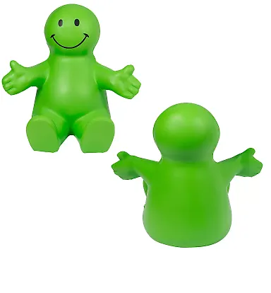 Promo Goods  PL-4140 Happy Dude Mobile Device Hold in Lime green front view