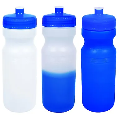 Promo Goods  MG225 24oz Color-Changing Water Bottl in Blue front view