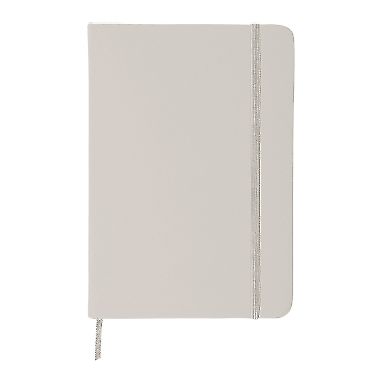 Promo Goods NB161 Comfort Touch Bound Journal 5 X in White front view