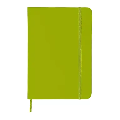 Promo Goods  NB161 Comfort Touch Bound Journal 5 X in Lime green front view