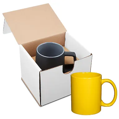 Promo Goods  GCM100 11oz Basic C Handle Ceramic Mu in Yellow front view