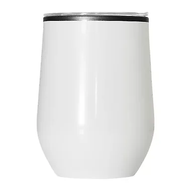 Promo Goods  MG380 12oz Budget Stemless Wine Tumbl in White front view