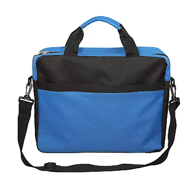 Promo Goods  LT-3964 AI Computer Brief Bag in Blue front view