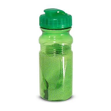 Promo Goods  TW900 Cooling Towel In Water Bottle in Lime green front view