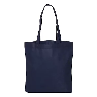 Promo Goods  BG107 Non-Woven Value Tote in Navy blue front view