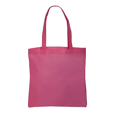 Promo Goods  BG107 Non-Woven Value Tote in Pink front view