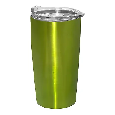 Promo Goods MG685 20oz Emperor Vacuum Tumbler in Lime green front view