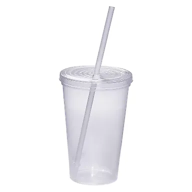 Promo Goods  PL-4420 20oz Econo Sturdy Sipper in Clear front view