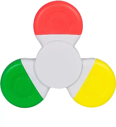 Promo Goods PL-1626 Promospinner® Tri-Highlighte in White front view