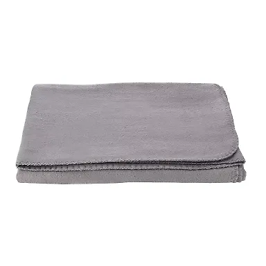 Promo Goods  OD300 Fleece Blanket in Gray front view