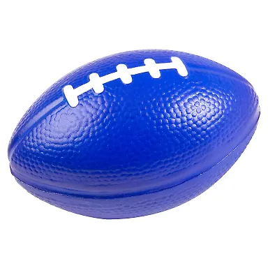 Promo Goods  SB300 Football Stress Reliever 3 in Reflex blue front view