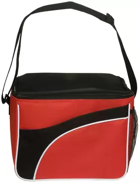 Promo Goods  LT-4372 Jet Setter 12-Can Cooler in Red front view