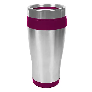 Promo Goods  MG708 16oz Blue Monday Travel Tumbler in Burgundy front view