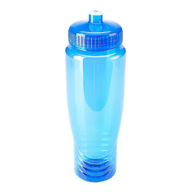 Promo Goods  MG202 28oz Polyclean Auto Bottle in Translucent blue front view