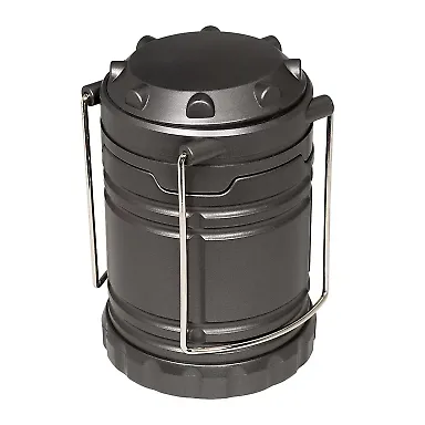 Promo Goods FL202 Camping Lantern-Style Flashligh in Gunmetal front view