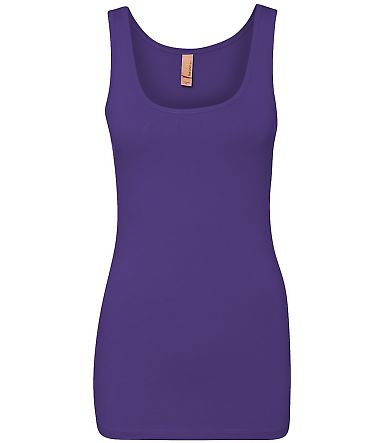 Next Level 3533 Jersey Tank Ladies in Purple rush front view