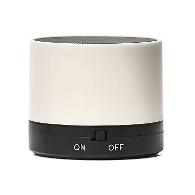 Promo Goods IT201 Budget Wireless Speaker in White front view