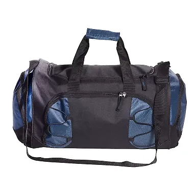 Promo Goods  LT-3942 Diamond Duffel Bag in Navy blue front view