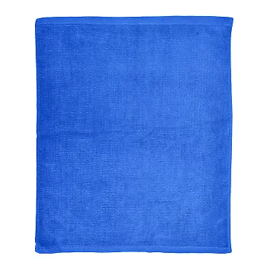 Promo Goods  TW100 Hemmed Cotton Rally Towel in Reflex blue front view