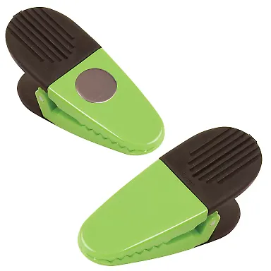 Promo Goods MC100 Jumbo Magnetic Memo Clip in Lime green front view
