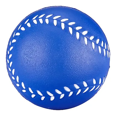 Promo Goods  SB302 Baseball Stress Reliever in Reflex blue front view
