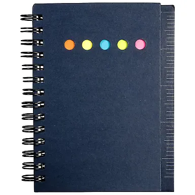 Promo Goods  PL-4410 Eco Mini-Sticky Book™ With  in Blue front view
