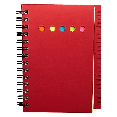 Promo Goods PL-4410 Eco Mini-Sticky Book™ With in Red front view