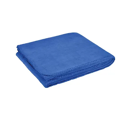 Promo Goods  OD299 Economy Fleece Blanket in Reflex blue front view